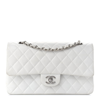 Chanel Lambskin Quilted Medium Double Flap White 1 of 16