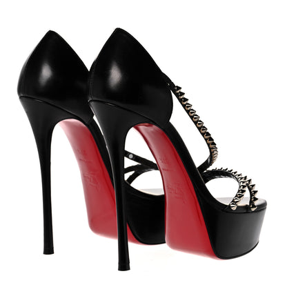 Christian Louboutin Nappa So Spike Alta 150 Sandals 37.5 Black 4 of 9