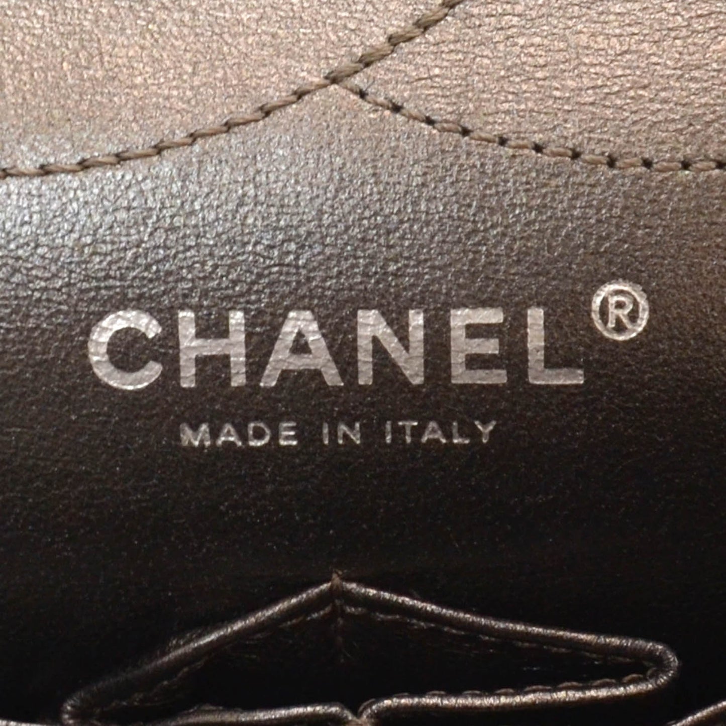 Calfskin 2.55 Reissue 228 Flap Metallic Silver