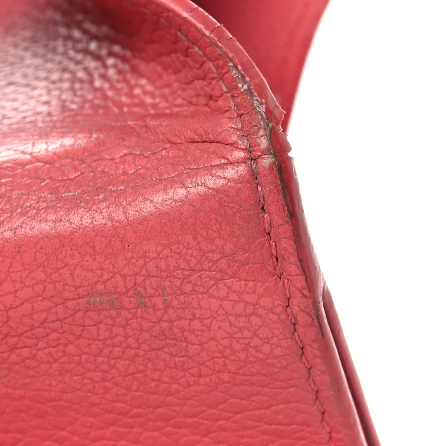 Calfskin Lockmini Wallet Hot Pink