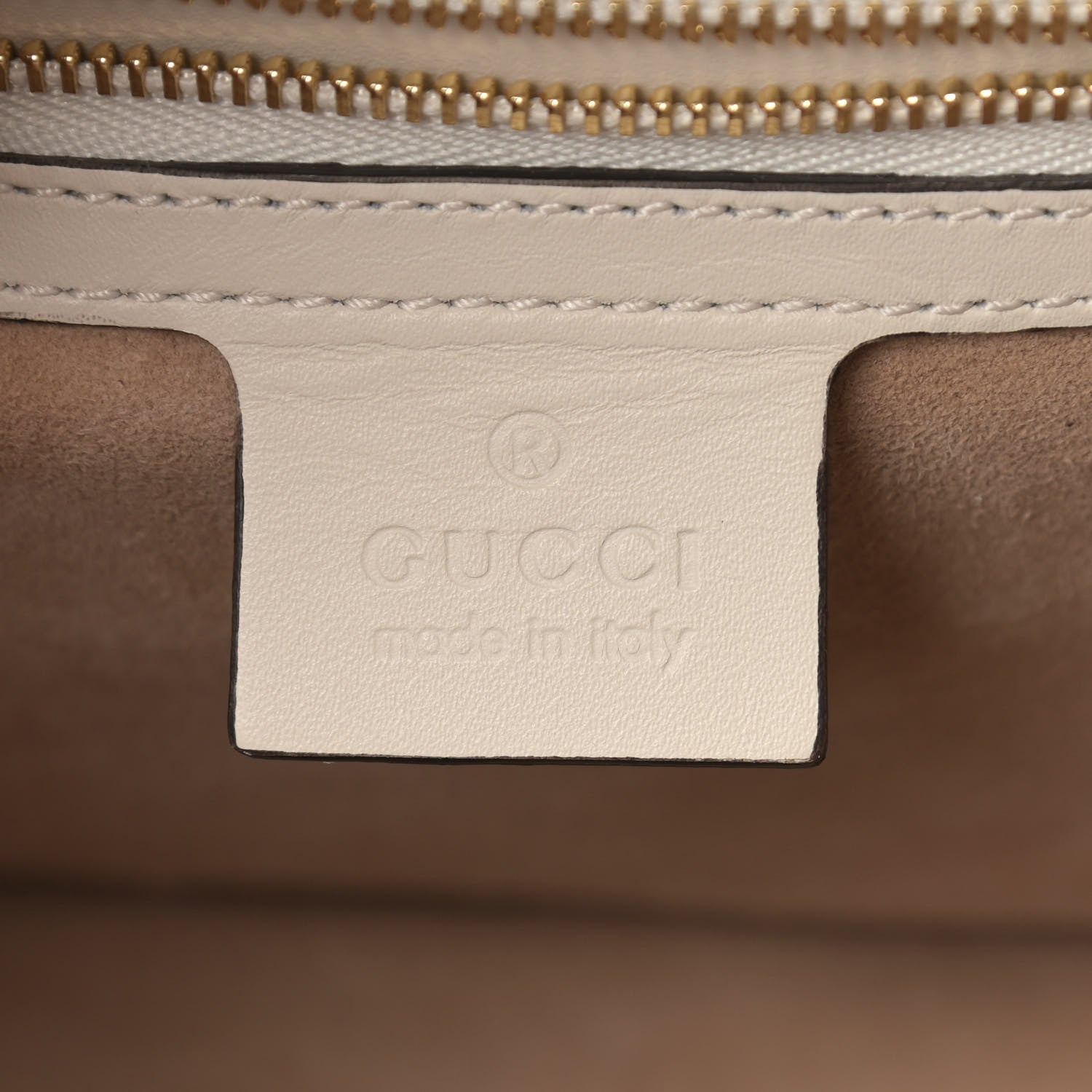 Gucci Calfskin Small Sylvie Shoulder Bag Off White 8 of 10