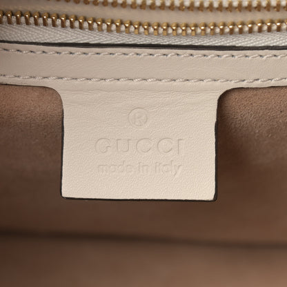 Gucci Calfskin Small Sylvie Shoulder Bag Off White 8 of 10