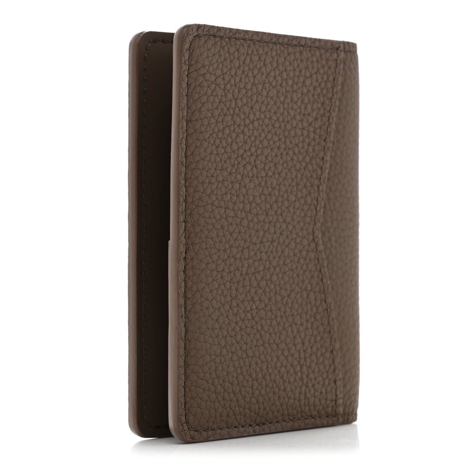 Louis Vuitton Grained Calfskin Aerogram Pocket Organizer Moka 3 of 6