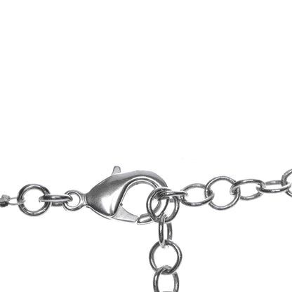 Chanel Pearl Cluster CC Necklace Silver 4 of 6