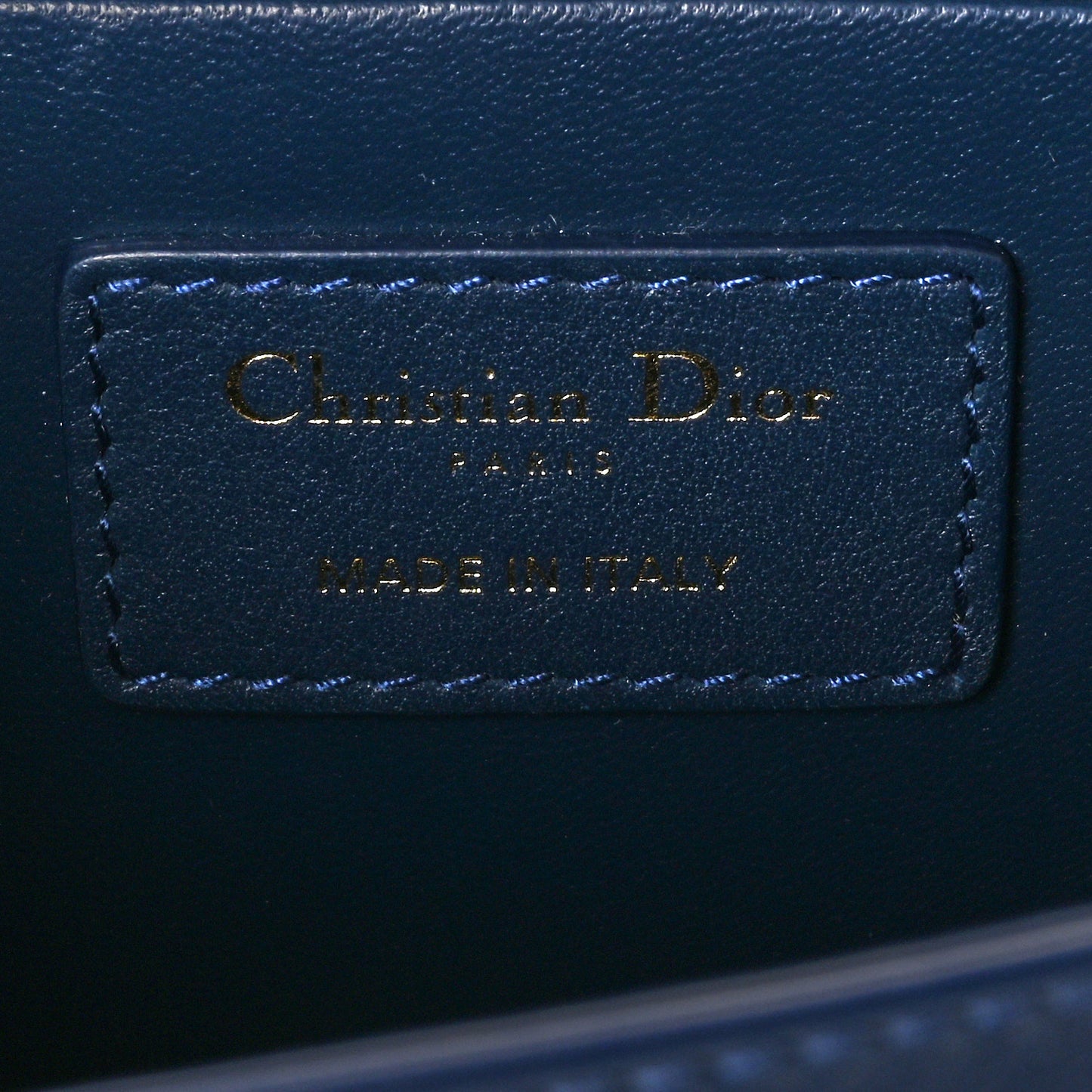 Calfskin 30 Montaigne East West Chain Flap Bag Blue