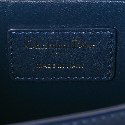 Christian Dior Calfskin 30 Montaigne East West Chain Flap Bag Blue 9 of 10