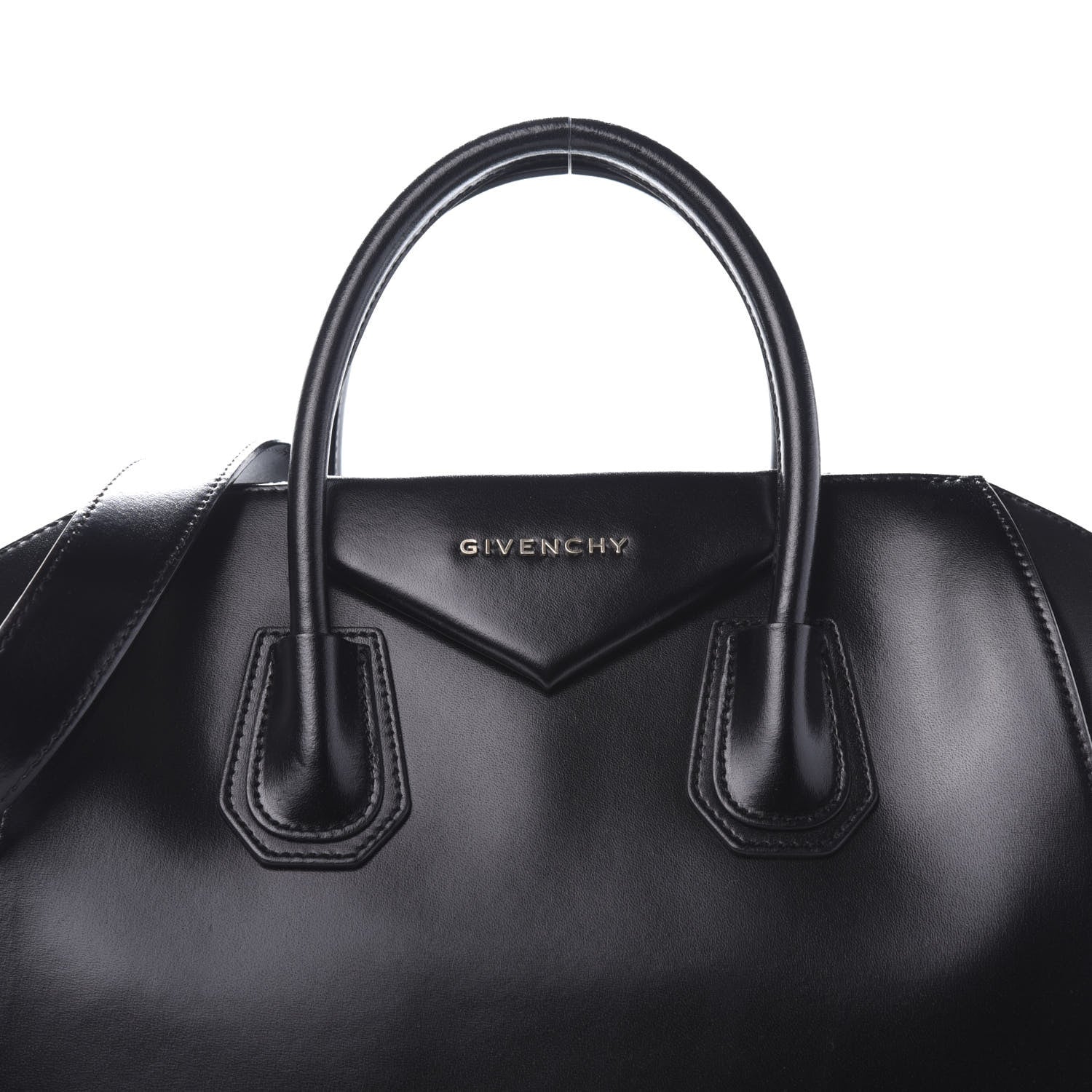 Givenchy Shiny Lord Calfskin Medium Antigona Black 10 of 10