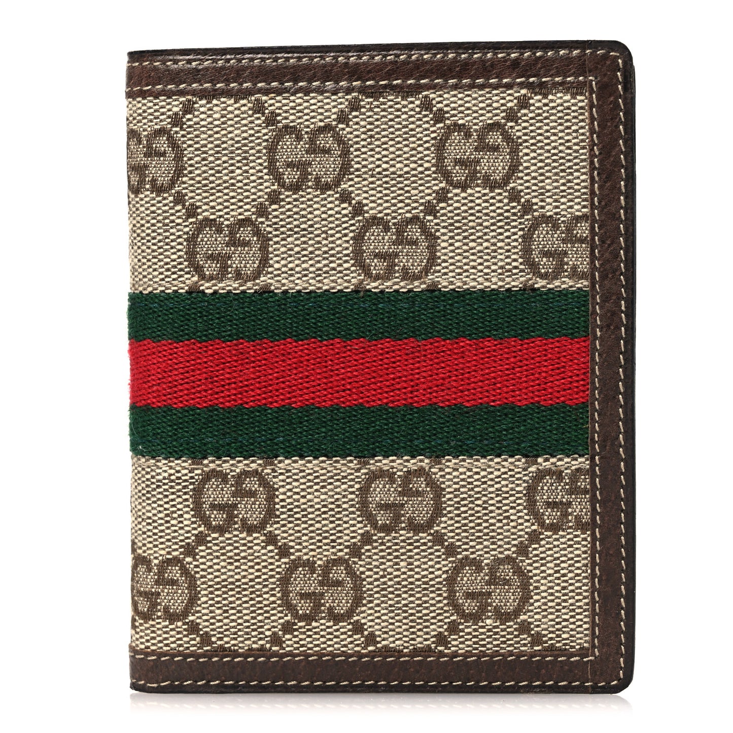 GG Monogram Web Address Book Agenda Brown