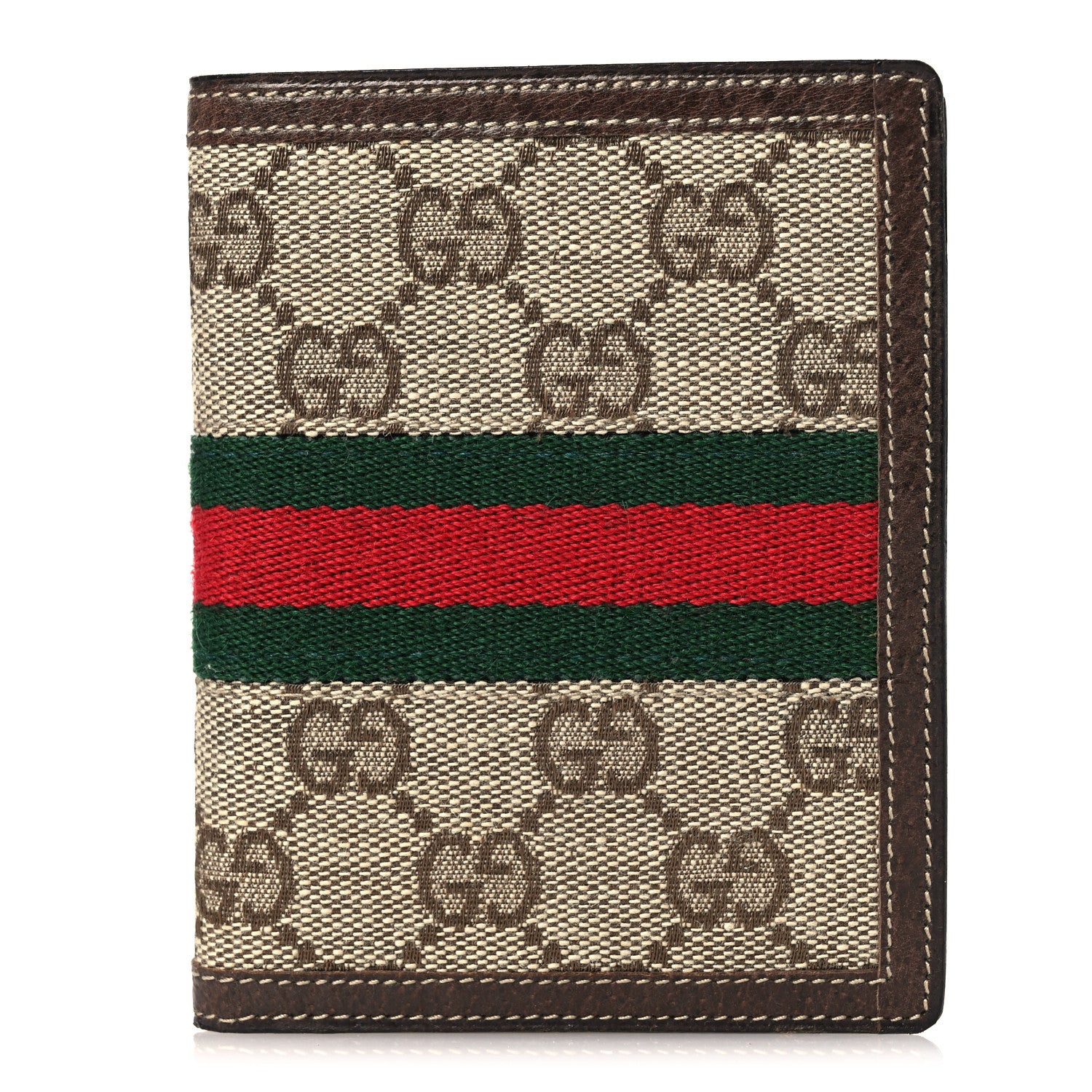 Gucci GG Monogram Web Address Book Agenda Brown 1 of 7