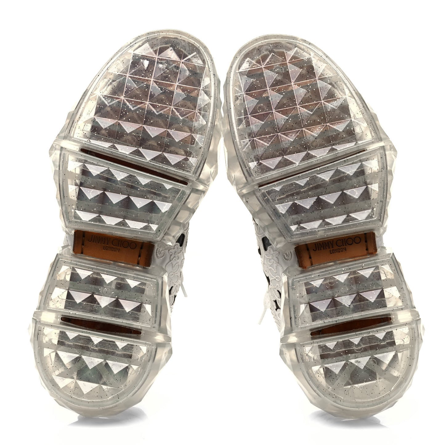 Calfskin Womens Cut Out Embroidered Diamond Low Top Sneaker 38 White