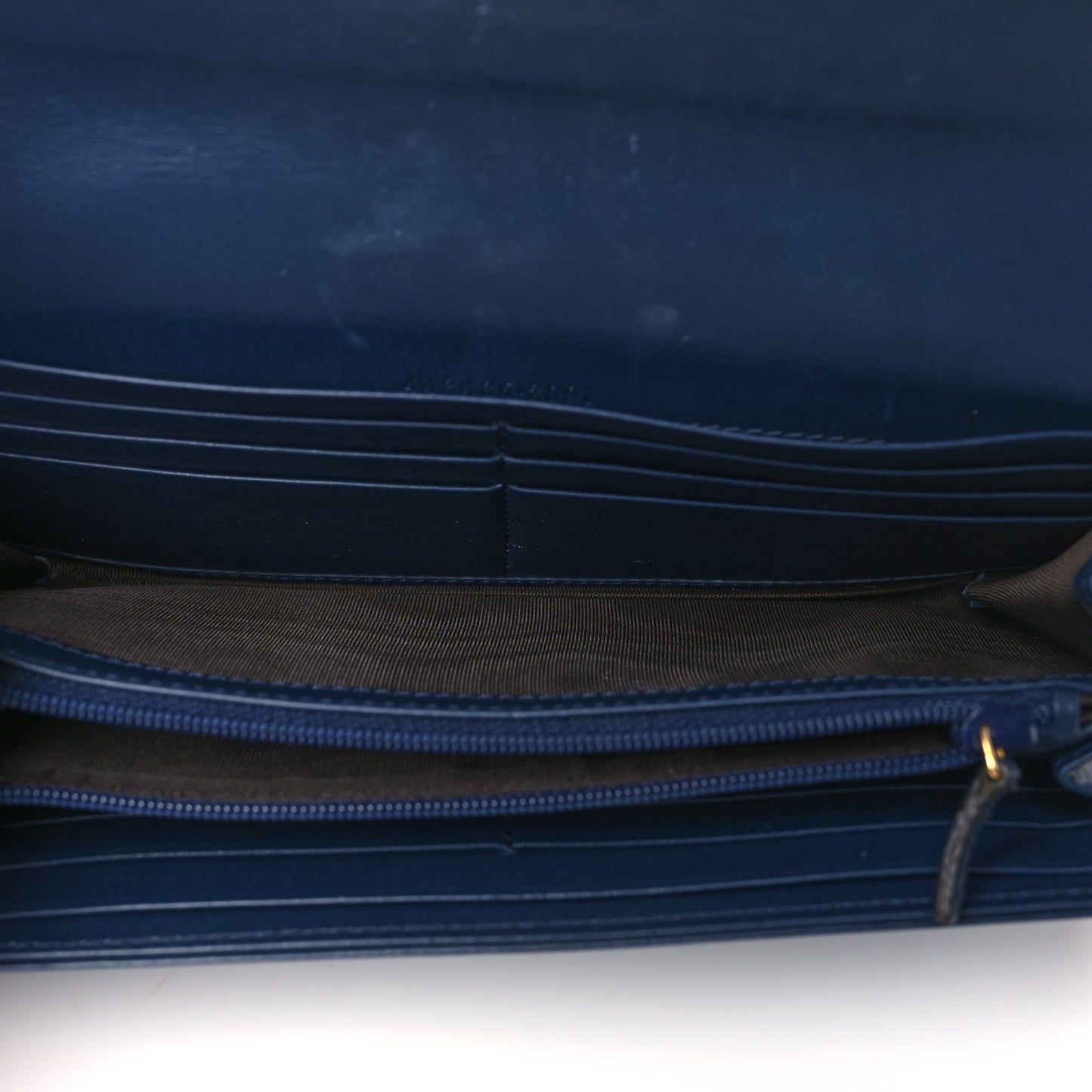 Denim Matelasse Pearly GG Marmont Continental Wallet Blue