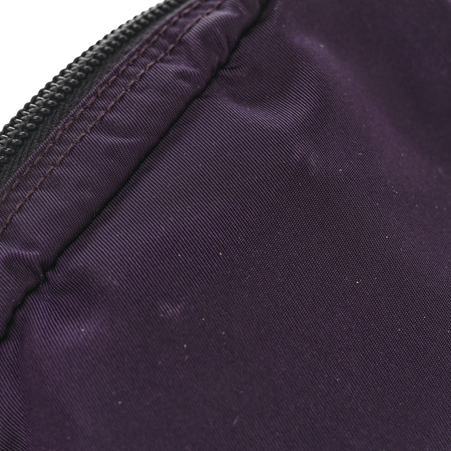 Nylon Tessuto Cosmetic Pouch Purple