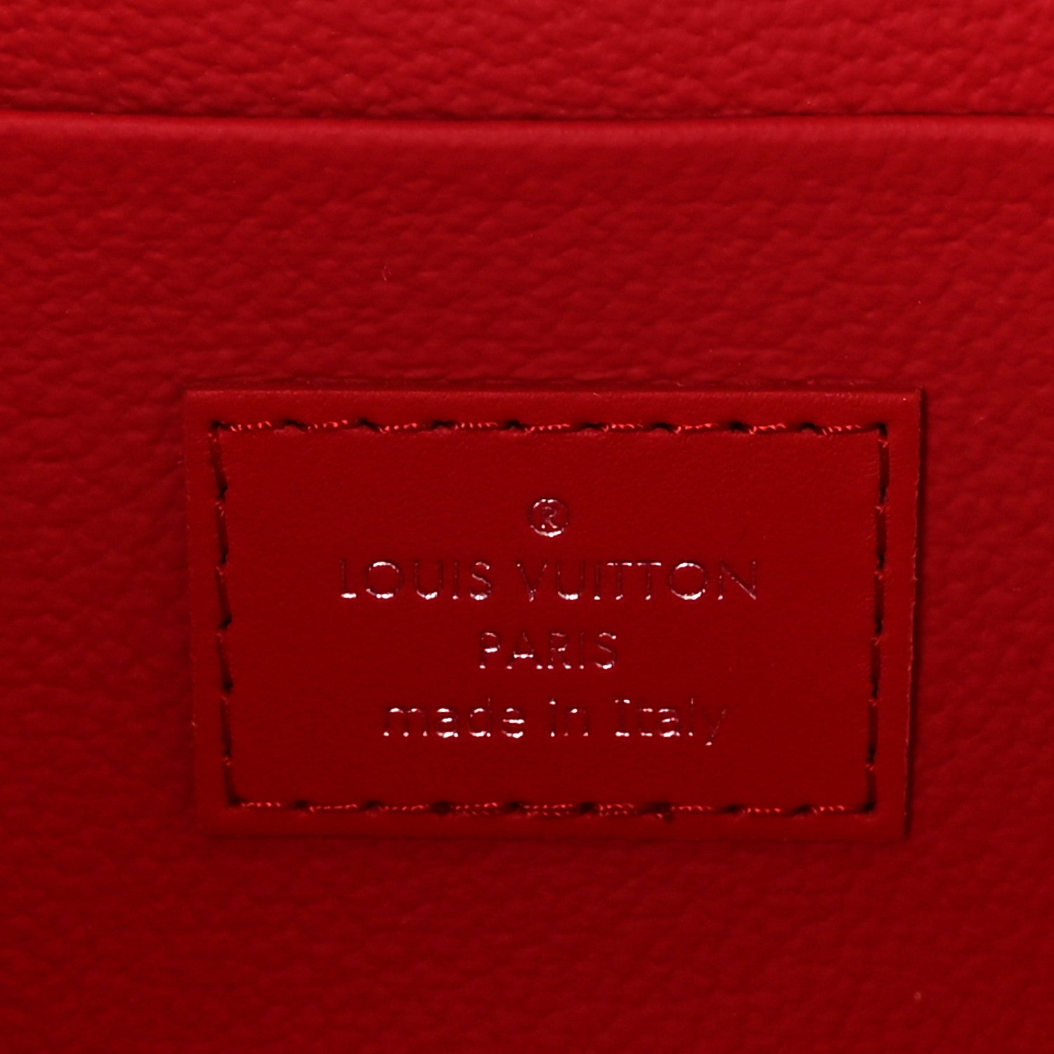 Louis Vuitton Monogram Macassar Nice Mini Rouge 6 of 6