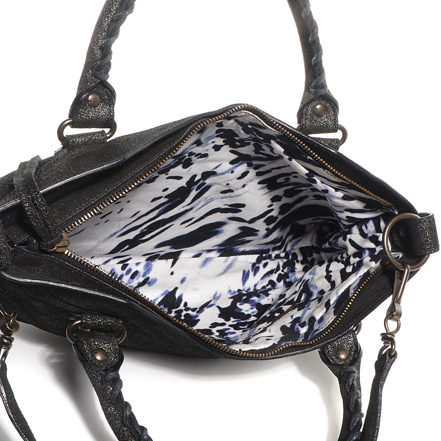 Craquele Calfskin First Black