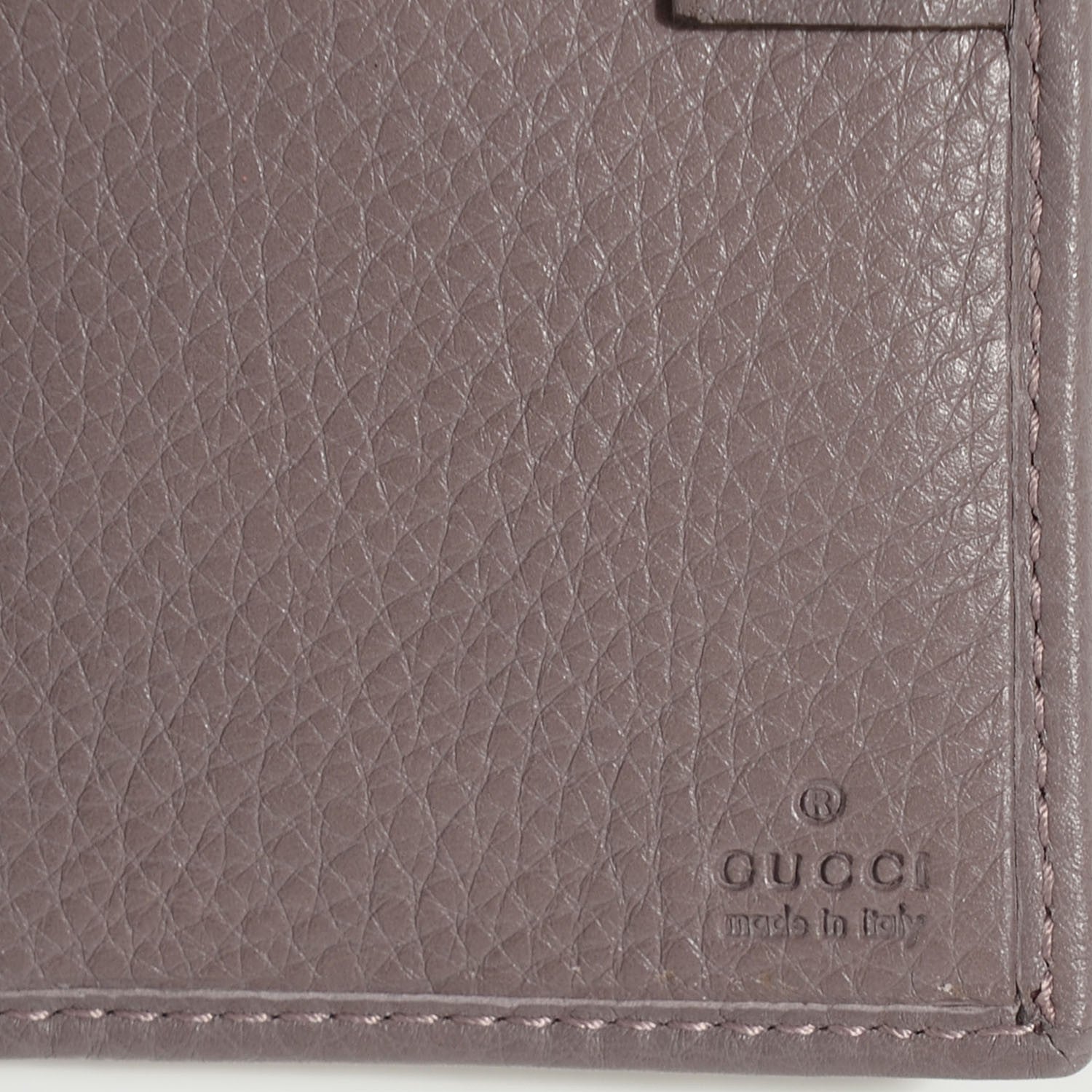 Gucci Calfskin Bamboo Medium Wallet Mauve 9 of 14