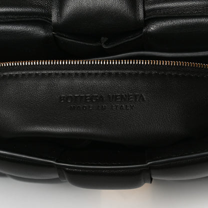Bottega Veneta Lambskin Maxi Intreccio Padded Chain Cassette Crossbody Bag Black 10 of 33