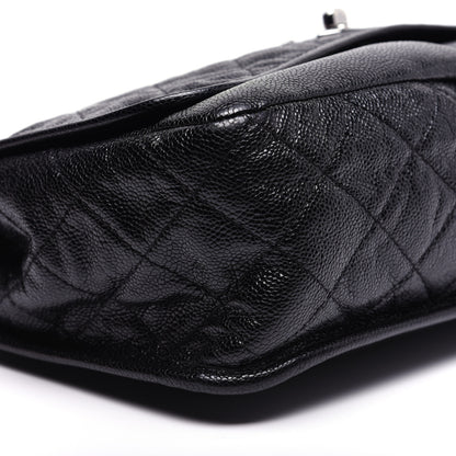 Chanel Grained Calfskin Large Natural Beauty Flap Black 6 of 13