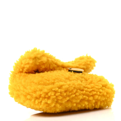 Fendi Shearling Vitello Grace Nano Baguette Charm Narciso 4 of 8