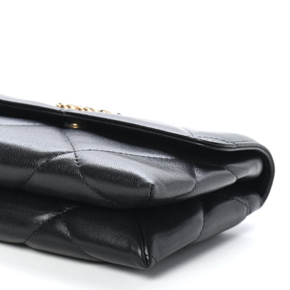 Chanel Lambskin Quilted Chanel 19 Flap Clutch Black 10 of 10
