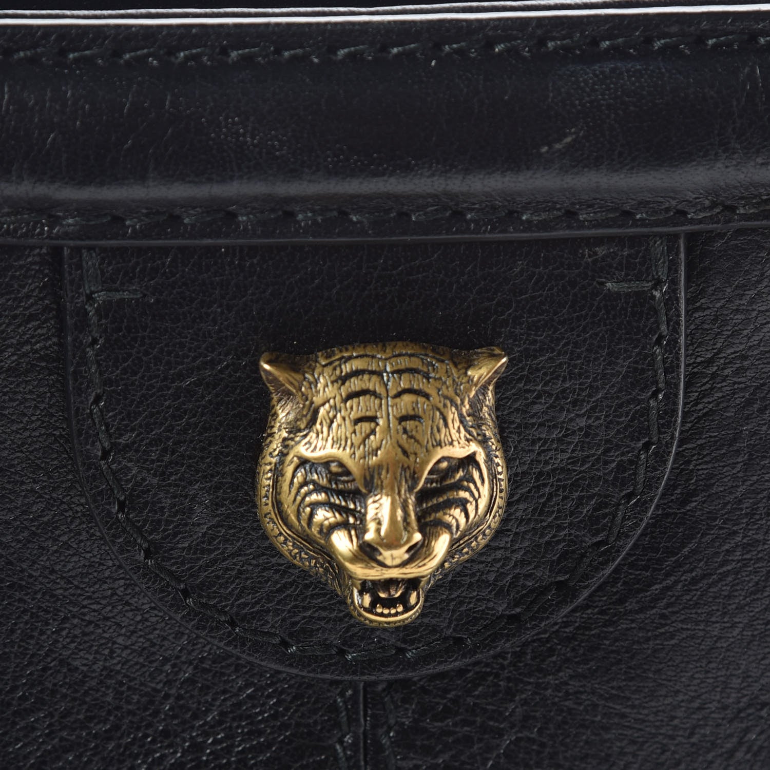 Gucci Calfskin Medium Re(Belle) Top Handle Bag Black 13 of 13