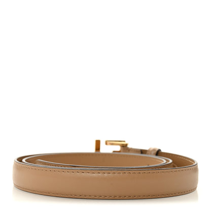 Fendi Vitello Liberty FF Infilature Ceylon 2CM Belt 90 36 Cuoio 2 of 6