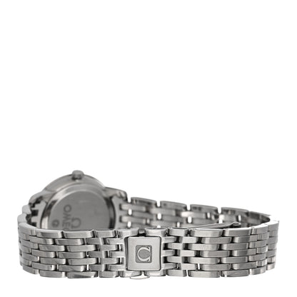 Omega Stainless Steel 24mm De Ville Prestige Quartz Watch Black 424.10.24.60.01.001 3 of 4