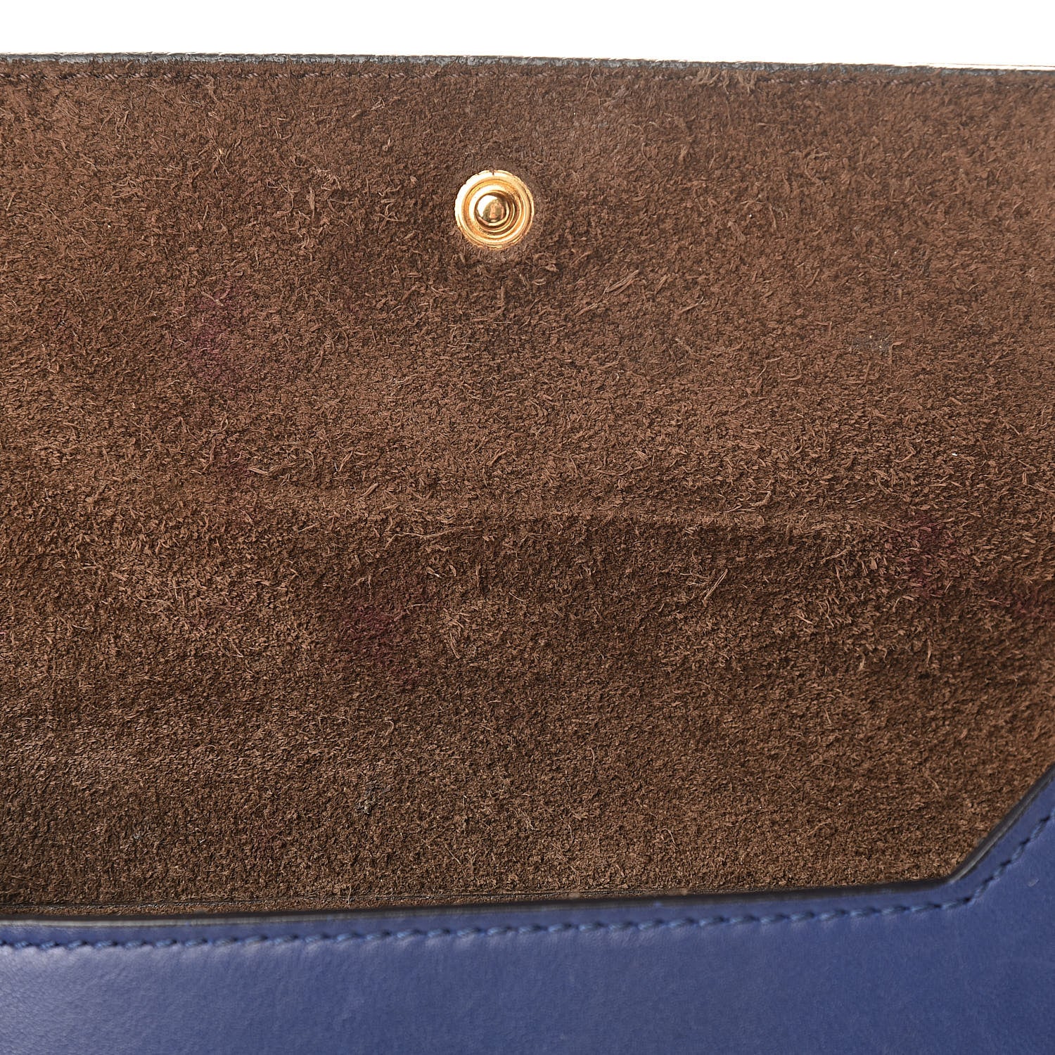 Celine Smooth Calfskin Tie Knot Companion Pouch Dark Indigo 8 of 14