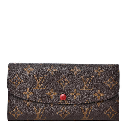 Louis Vuitton Monogram Emilie Wallet Fuchsia 1 of 8