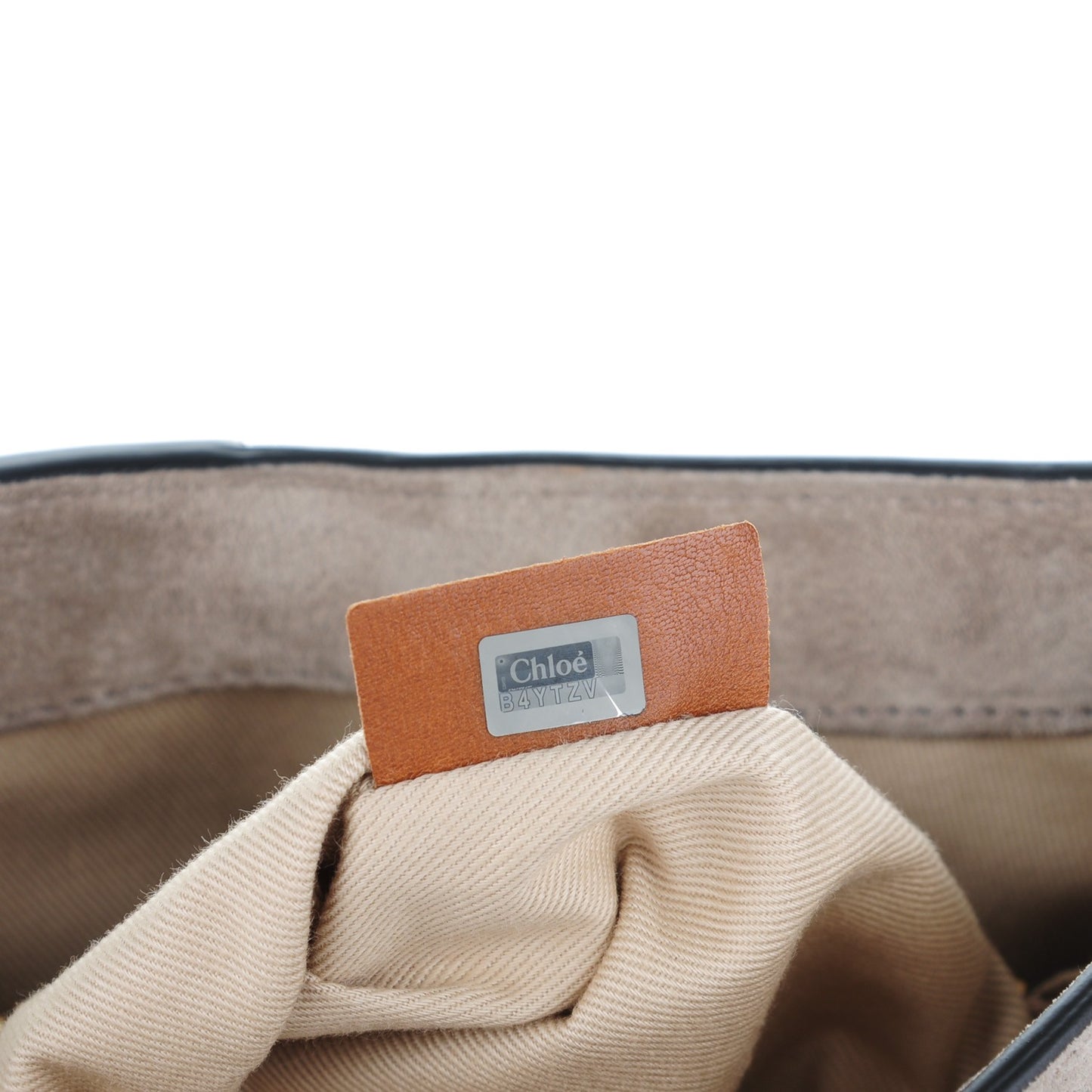 Suede Calfskin Small Lexa Shoulder Bag Motty Grey