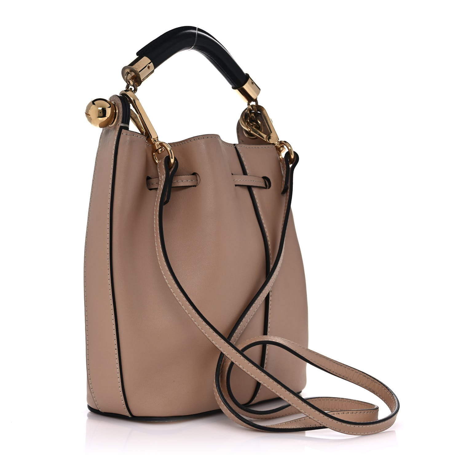 Chloe Calfskin Gala Small Bucket Bag Blush Nude 3 of 15