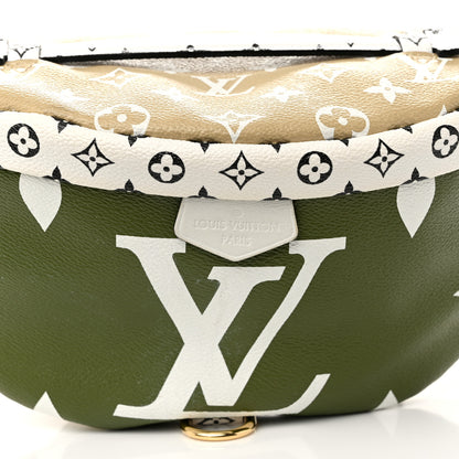 Louis Vuitton Monogram Giant Bumbag Kaki Beige 8 of 11