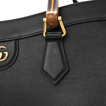 Gucci Wonka Grain Calfskin Medium Diana Tote Bag Black 12 of 14