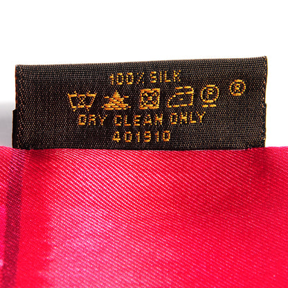 Louis Vuitton Silk Monogram Ikat Summer Bandeau Rose Indien 5 of 5