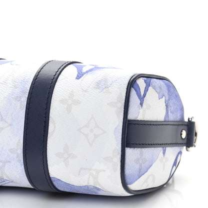 Louis Vuitton Monogram Watercolor Keepall XS Blue 10 of 11