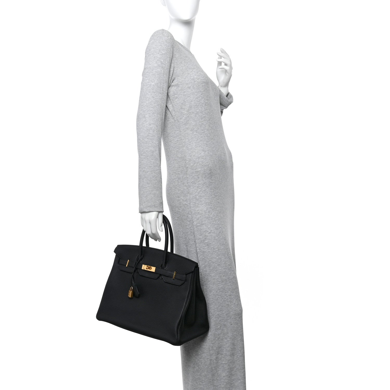 Hermes Togo Birkin 35 Black 2 of 12