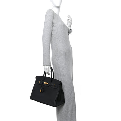 Hermes Togo Birkin 35 Black 2 of 12