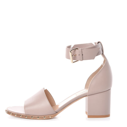 Valentino Garavani Nappa Soul Rockstud 65mm Sandals 39 Poudre 1 of 11