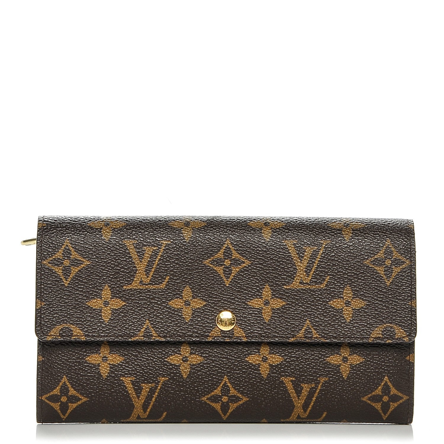 Louis Vuitton Monogram Leopard Sarah Wallet Rouge Fauviste 7 of 12