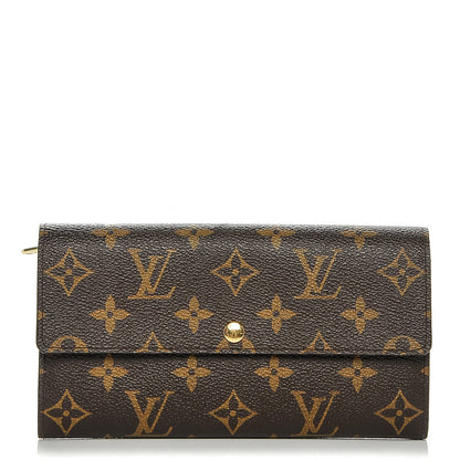 Louis Vuitton Monogram Leopard Sarah Wallet Rouge Fauviste 7 of 12