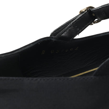 Chanel Grosgrain Patent Calfskin Cap Toe T Strap CC Flats 41 Black 9 of 9