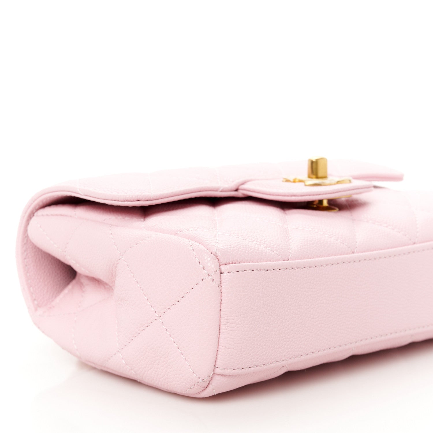 Chanel Caviar Quilted Mini Flap Light Pink 10 of 11
