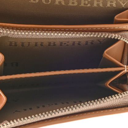 Burberry Canvas Check Flap Wallet Beige 5 of 7