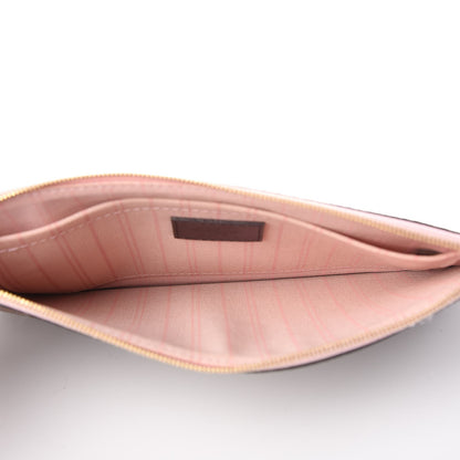 Louis Vuitton Damier Ebene Neverfull MM GM Pochette Rose Ballerine 7 of 7