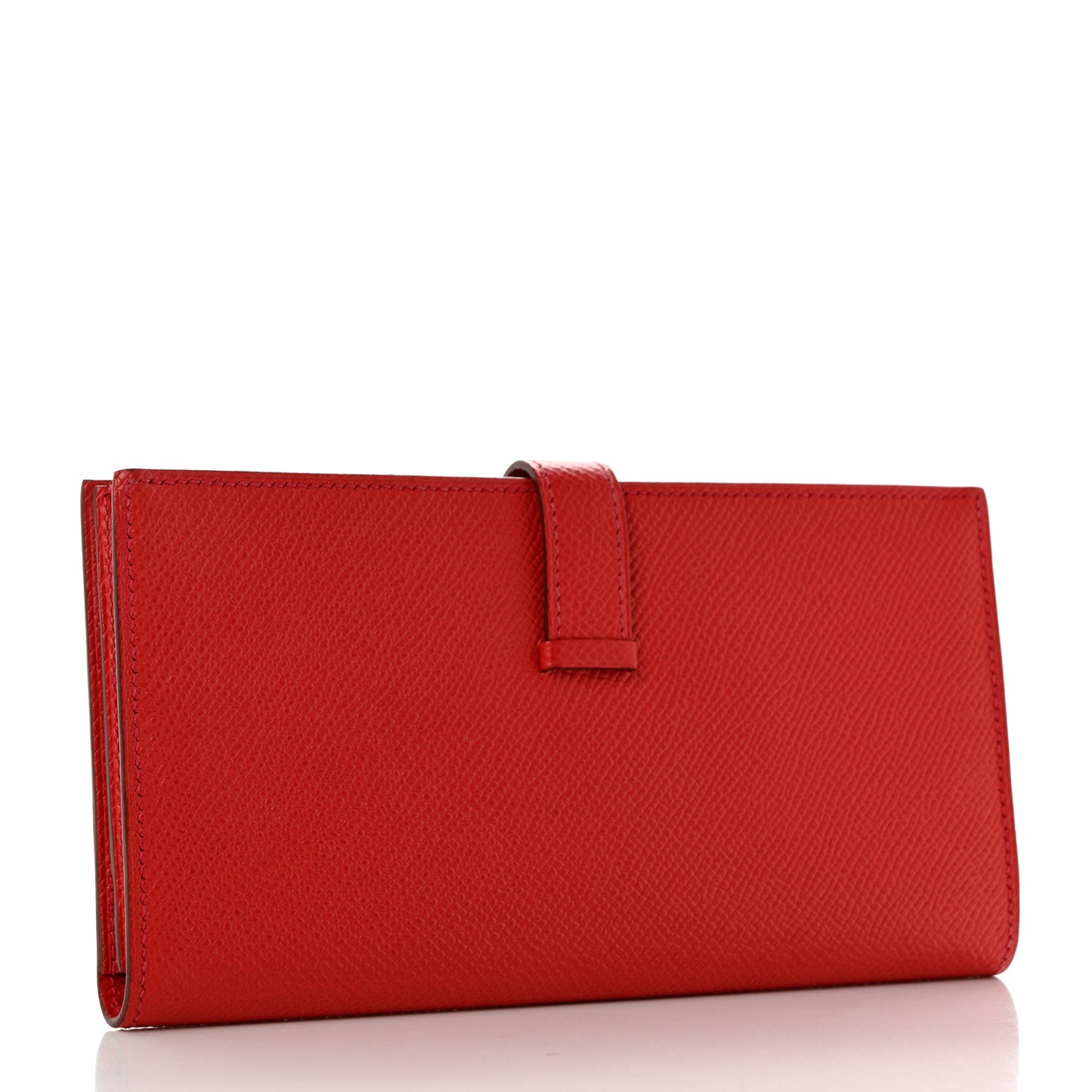 Epsom Bearn Gusset Wallet Rouge Casaque