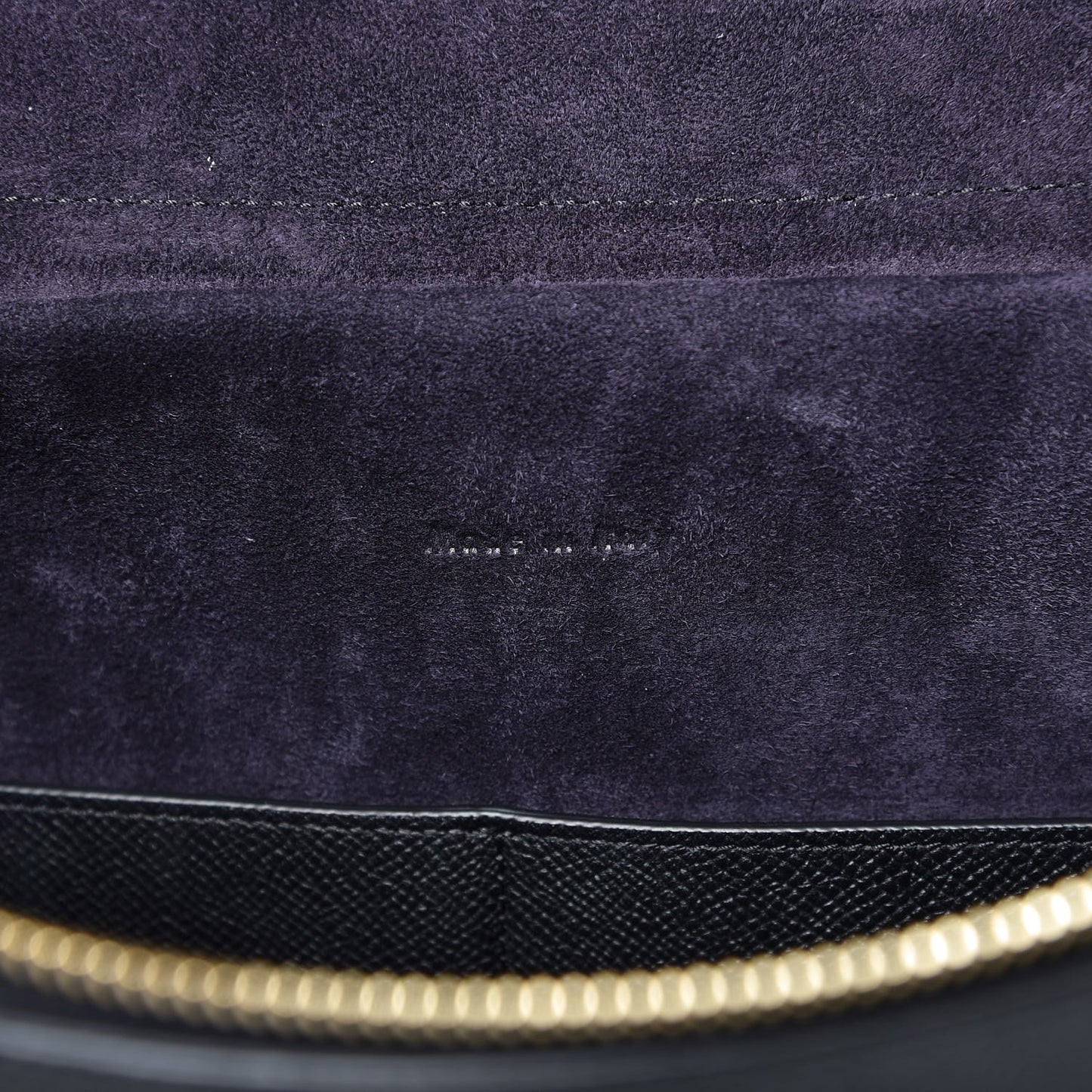 Baby Grained Calfskin Mini Belt Bag Black