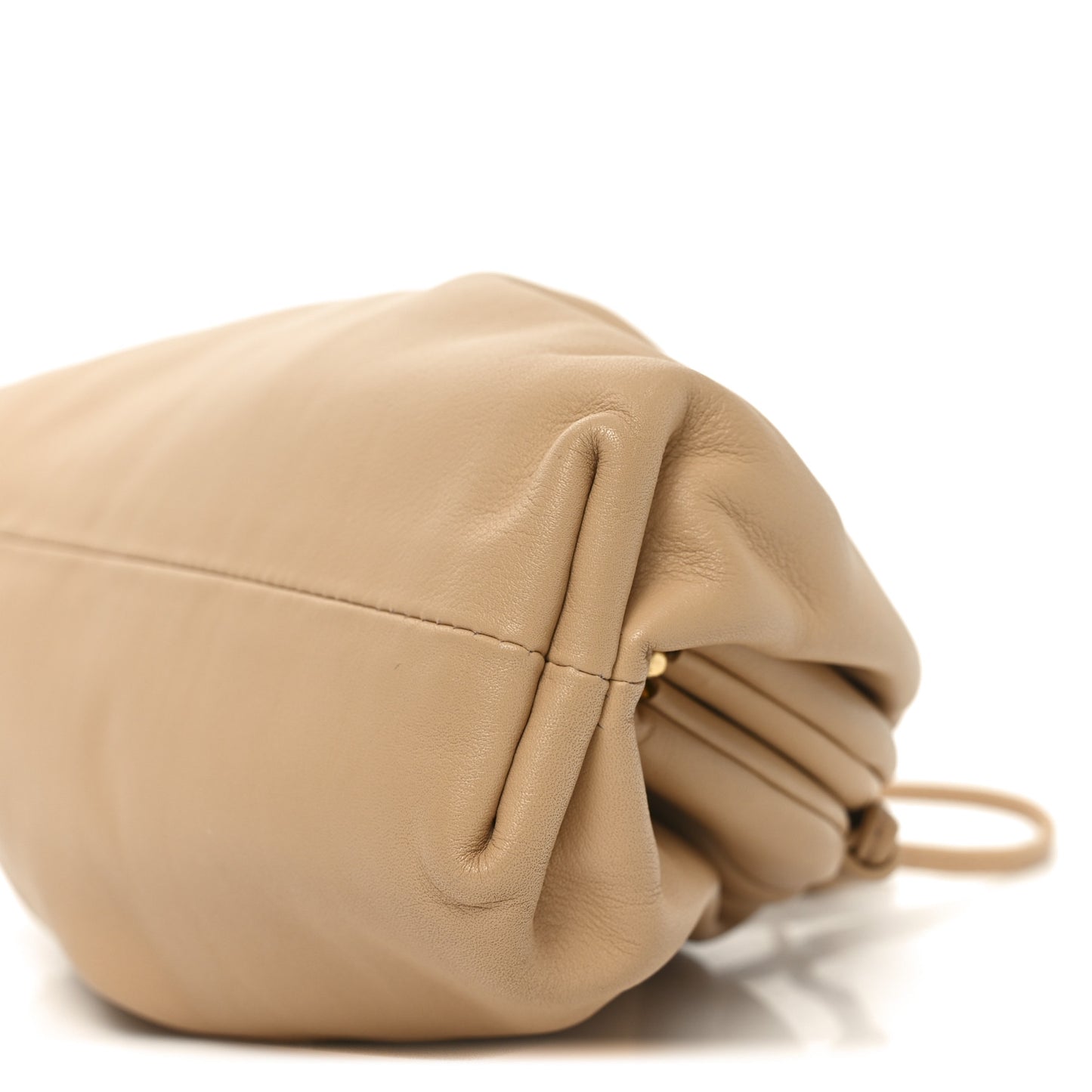 Butter Calfskin The Mini Pouch Almond