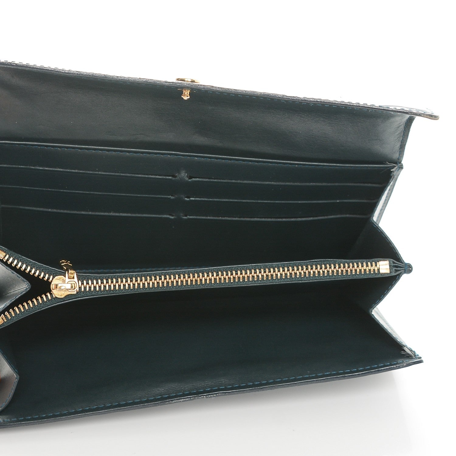 Louis Vuitton Vernis Sarah Wallet Blue Nuit 5 of 11