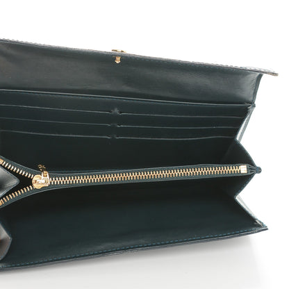 Louis Vuitton Vernis Sarah Wallet Blue Nuit 5 of 11