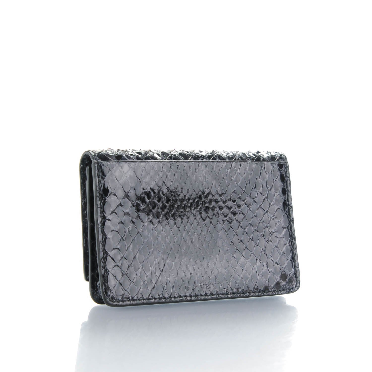 Bottega Veneta Ayers Intrecciato Card Case Pyrite Nero Black 3 of 7