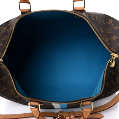Louis Vuitton Monogram My LV Heritage Speedy Bandouliere 40 Gris Blue Clair 5 of 40